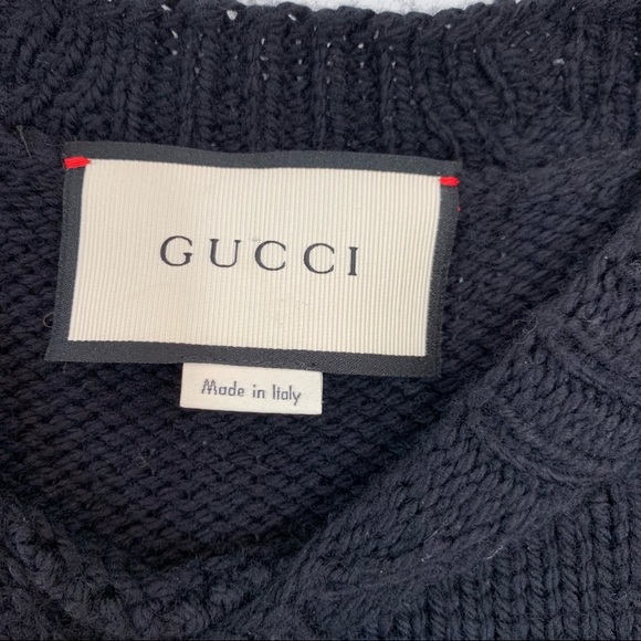 Gucci Garden Floral Intarsia Sweater with Parrot L - Picture 6 of 17